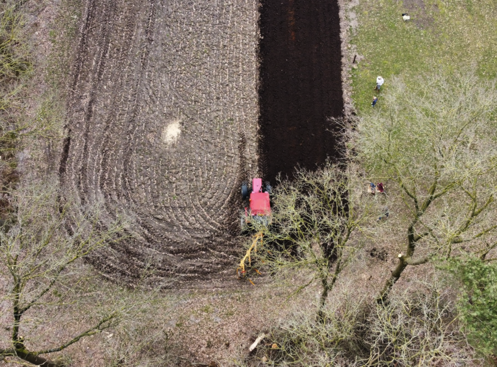 Bewerken moestuin door Anton